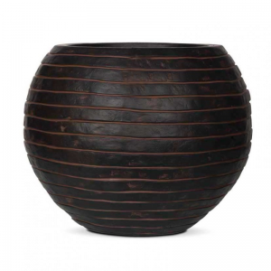 VASO ROW cemento D63 H50cm - brown