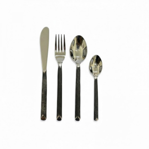 POSATE S/4PZ acciao brunite-argento