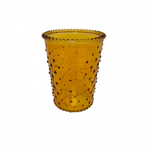 VETRO D10 H12,5 cm - ambra