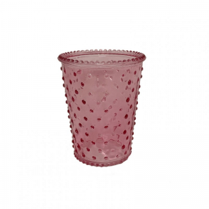 VETRO D10 H12,5 cm - rosa