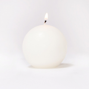 CANDELA SFERA MM150 -bianco