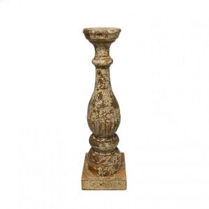 CANDELABRO LEGNO D13 H53 cm