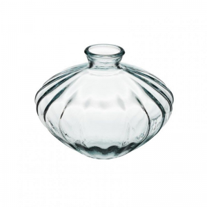 VASO VETRO RIGATO D38 H28 cm
