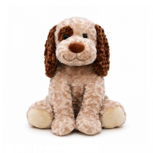 CANE PELUCHE SEDUTO H65 - beige/brown