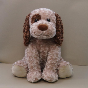 CANE PELUCHE SEDUTO H65 - beige/brown