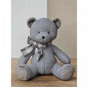 ORSO PELUCHE SEDUTO H27 - brown/grey