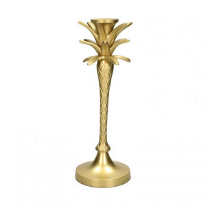 CANDELABRO ALLUM.ORO 10,5X10,5 H29 CM