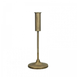 CANDELABRO METALLO 9X9X24cm - gold