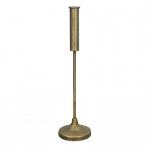 CANDELABRO METALLO 9X9X40cm - gold