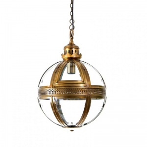 LAMPADARIO VET. ball D36 H51 brass ant