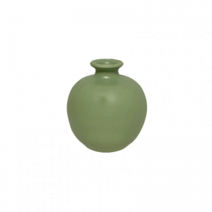 AMPOLLA terracotta D12 H11,5 CM -verde