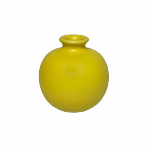AMPOLLA terracotta D14 H15 CM -giallo