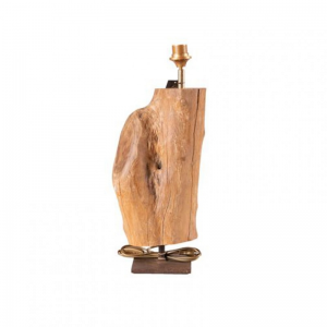 BASE LAMPADA DA TAVOLO LEGNO H58 CM