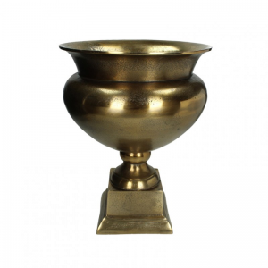 VASO ALLUMINIO ORO 31X31XH40 cm