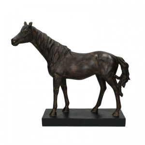 CAVALLO RESINA 41X12 H36 - brown