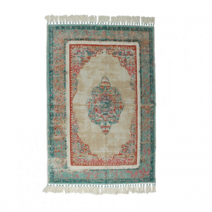 TAPPETO cotone 120X180 - orange multi