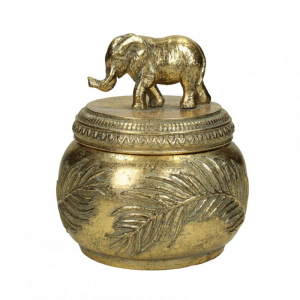SCATOLA ELEFANTE RES. D12 H13 - gold