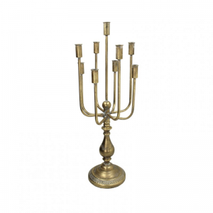 CANDELABRO MET. 9fuochi H73cm - gold