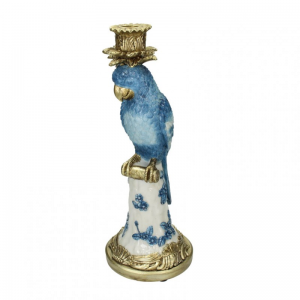 CANDELABRO pappagallo RES. 14 H36 CM