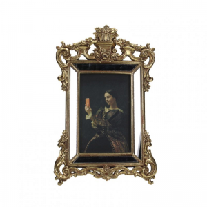 CORNICE POLIRES.18X H28(foto10X15)-gold