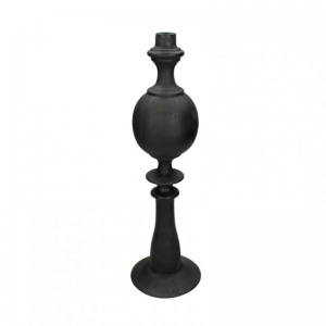 CANDELABRO RESINA 13 H44 CM - nero