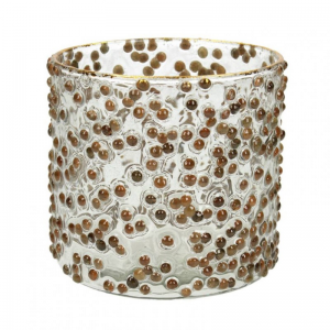 PORTACANDELA VET.D10 H11 cm - brown