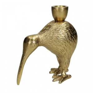 CANDELABRO KIWI ALL. 13X7XH14cm - gold