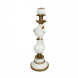 CANDELABRO PAPPAGALLO RES.15X13XH39,7cm