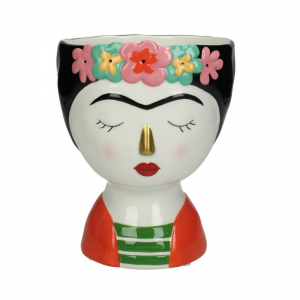VASO VISO TERRACOTTA 15.5H19.5 cm-multic