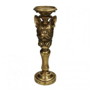 CANDELABRO CANE RES. 10,2X10,2XH33,5 cm