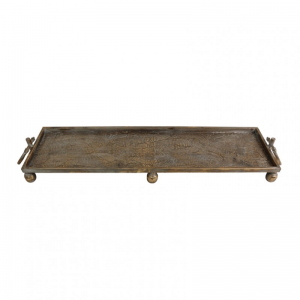VASSOIO METALLO 93X26X11 - gold