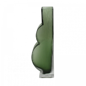 VASO VETRO 10X5 H35 - green