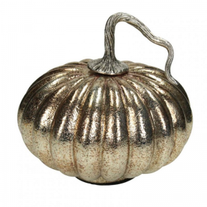 ZUCCA ORO LUCIDO IN VETRO 19x19 H18 cm