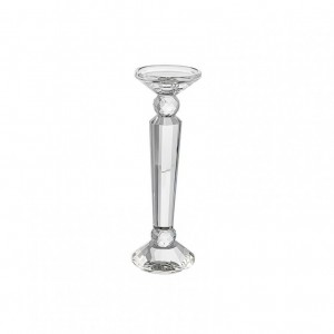 CANDELABRO MONOFIAMMA cristallo D10 H31