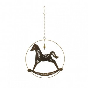 CAVALLINO METALLO DA APP 46X4 H49 -gold