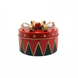 SCATOLA METALLO D21,5 H14,5 -red