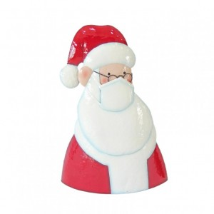 BABBO NATALE METALLO 38X14 H56 CM