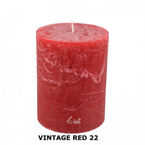 CANDELA RUSTICA (130/100)-vintage red