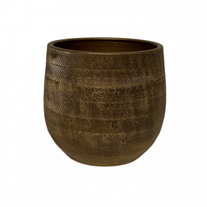 VASO NAGANO ceramica D28 H26 - gold