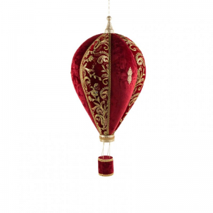 MONGOLFIERA 41XH90cm - red/gold